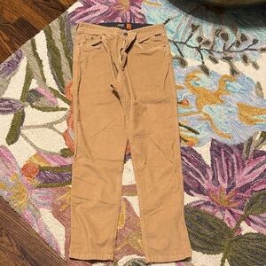 Howler Brothers Tan Corduroy Straight Pants